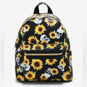 Sunflower Skull mini backpack